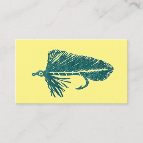 Green Matuka streamer fly tying fly fishing art Enclosure Card