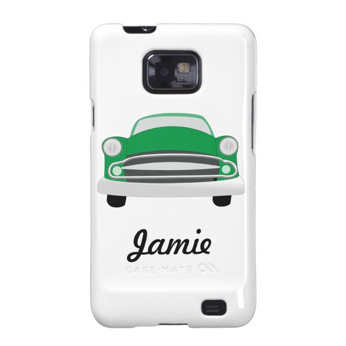 Green Mean Retro Car Boy's Birthday Galaxy S2 Cover