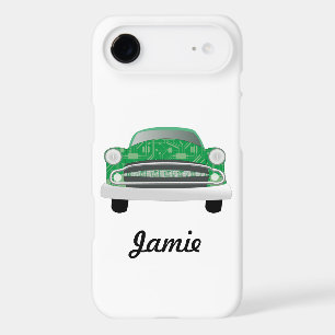 Green Mean Retro Car Boy's Birthday iPhone 17 Air Case