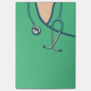 Green Medical Scrubs Post-it Notes