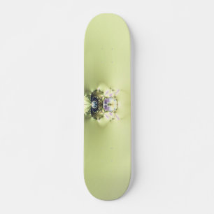 Green Meditation Skateboard Deck