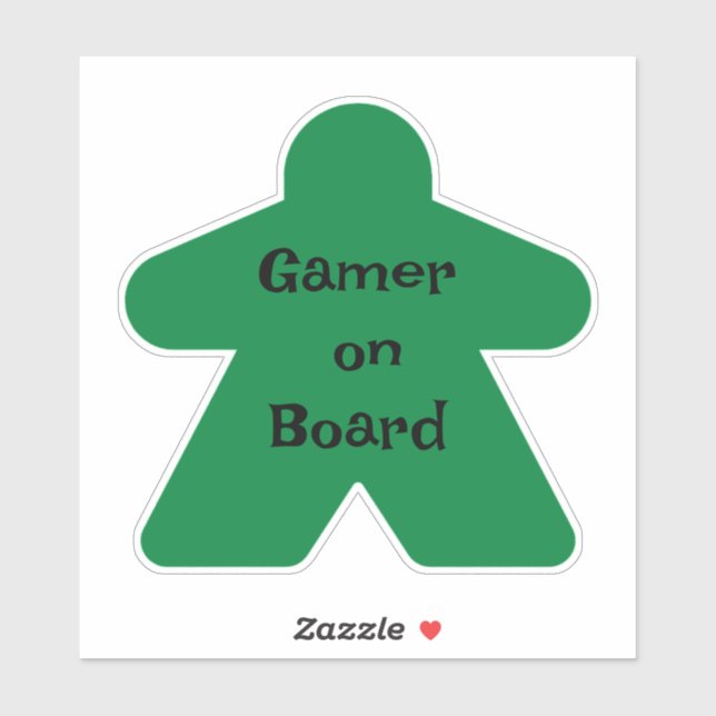 Green meeple sticker (Sheet)