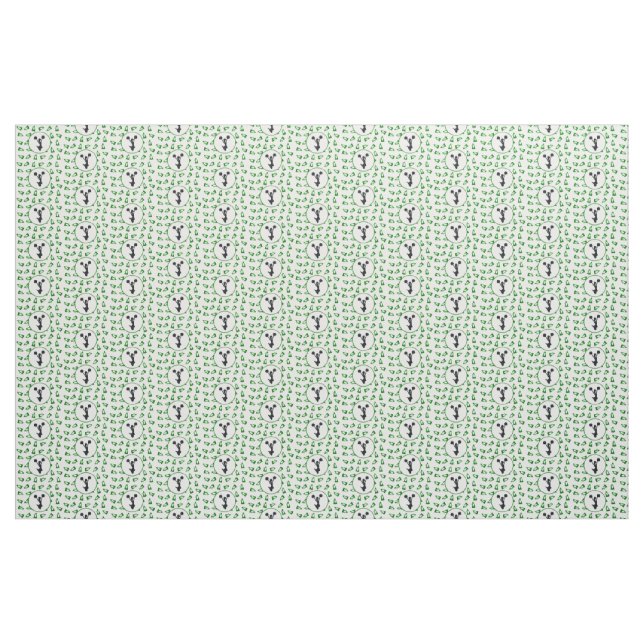 Green Megaphones Cheerleader Design Fabric (Yard)