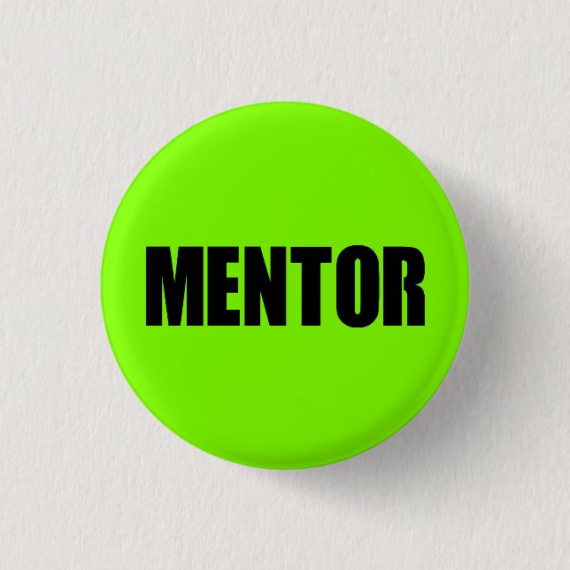 Green Mentor Button (Front)