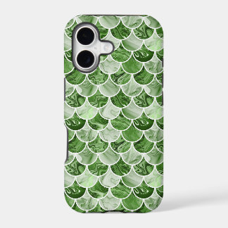 Green mermaid scales iPhone 17 case
