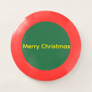 Green Merry Christmas Wham-O Frisbee
