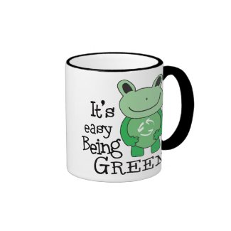 Green Message Coffee Mug