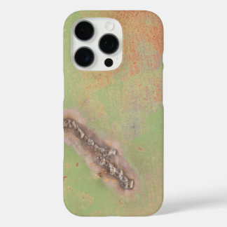 Green Metal Weld Grunge Photograph iPhone 16 Pro Case