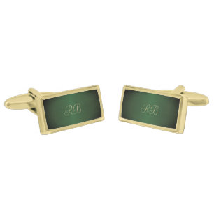 Green Metallic Cufflinks
