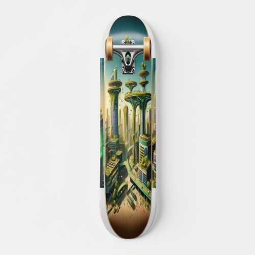 Green Metropolis Skateboard