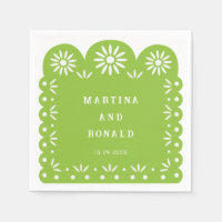 GREEN MEXICAN PAPEL PICADO