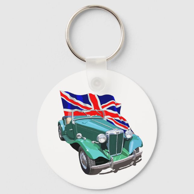 Green MG-TD Keychain (Front)