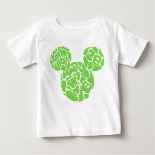 Green Mickey Mouse Liquid Icon Baby T-Shirt
