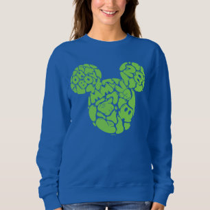 Green Mickey Mouse Liquid Icon Sweatshirt