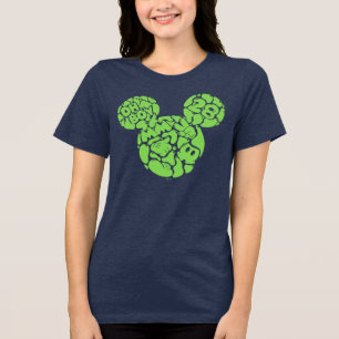 Green Mickey Mouse Liquid Icon Tri-Blend Shirt