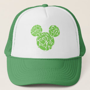 Green Mickey Mouse Liquid Icon Trucker Hat