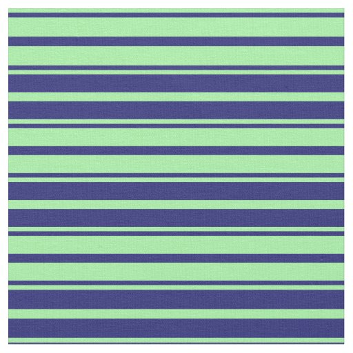 Green & Midnight Blue Pattern Fabric