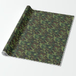 Green Military Camo Classic Camouflage  Wrapping Paper