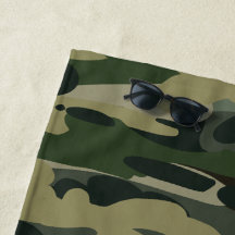 Green Military Camouflage Pattern
