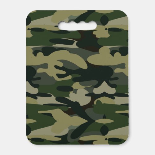 Green Military Camouflage Pattern Seat Cushion