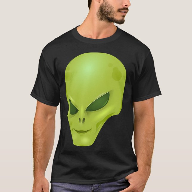Green Minded Alien T-Shirt (Front)