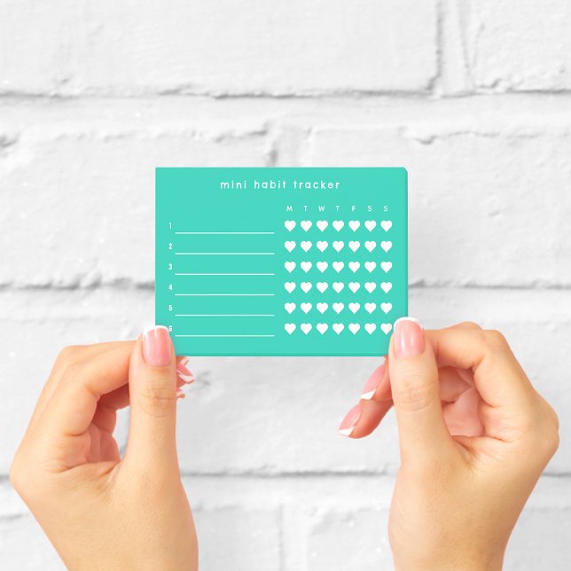 Green Mini Habit Tracker Sticky Notes (Creator Uploaded)