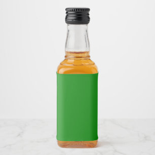 Green Mini Liquor Bottle Label