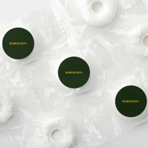 Green minimalist custom name  life saver® mints