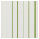 Green &amp; Mint Cream Lined/Striped Pattern Fabric