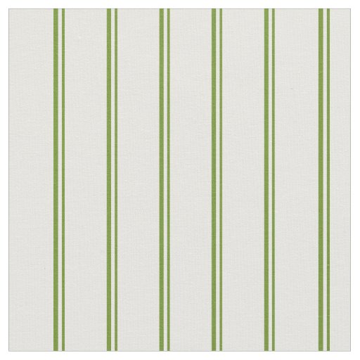 Green & Mint Cream Lined/Striped Pattern Fabric