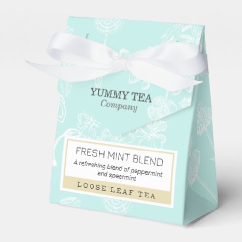 Green Mint _ Loose Leaf Tea Packaging Small Box