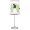 Green Mod Elephant White with Dark Brown Trim