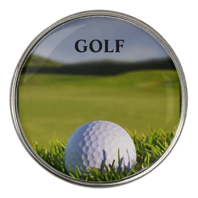 Green Modern Custom Best golf ball marker (Front)