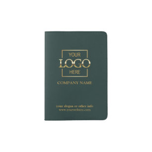 Green Modern Custom Professional Business Travel Passport Holder