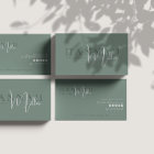 Green | Modern Elegant Minimalist QR Code