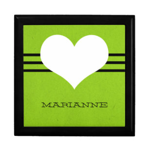Green Modern Heart Gift Box
