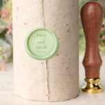 Green Modern Minimal Minimalist Simple Wedding Wax Seal Stamp<br><div class="desc">This is a Green Modern Minimal Minimalist Simple Wedding Wax Seal Stamp!</div>