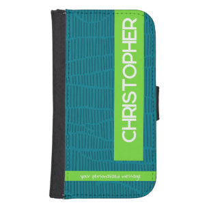 Green Modern Personalized Name Phone Case