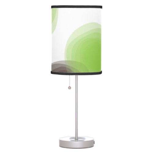 Green modern simple flower abstract graphic table lamp