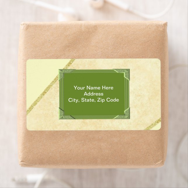 Green  Monogram Labels (Insitu)