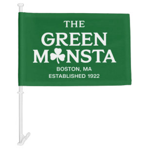 Green Monsta Boston Green Monstah Baseball Gift Car Flag