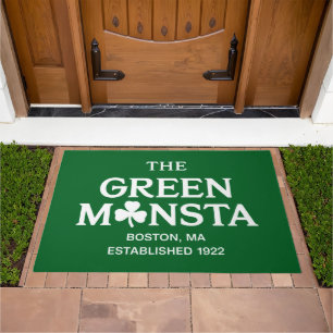 Green Monsta Boston Green Monstah Baseball Gift Doormat