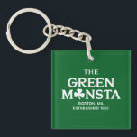 Green Monsta Boston Green Monstah Baseball Gift  Keychain<br><div class="desc">Green Monsta Boston Green Monstah Baseball Gift</div>