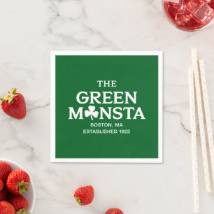 Green Monsta Boston Green Monstah Baseball Gift Napkins