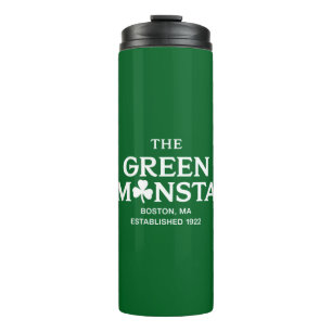 Green Monsta Boston Green Monstah Baseball Gift Thermal Tumbler