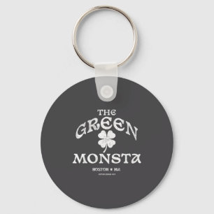 Green Monsta Funny Boston M New England Srts Gift Keychain