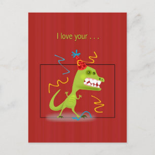 Green Monster April Fool's Day Postcard