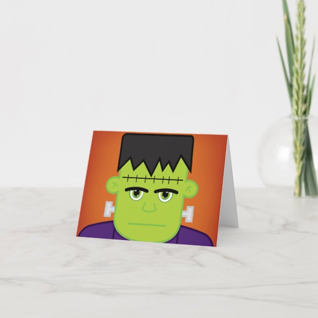 Green monster card (Front)