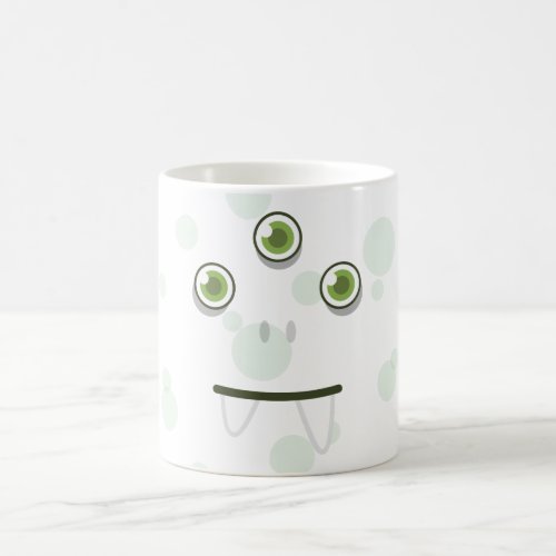 Green Monster Face Mug