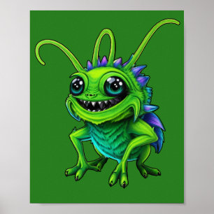 Green Monster Grill -  Poster